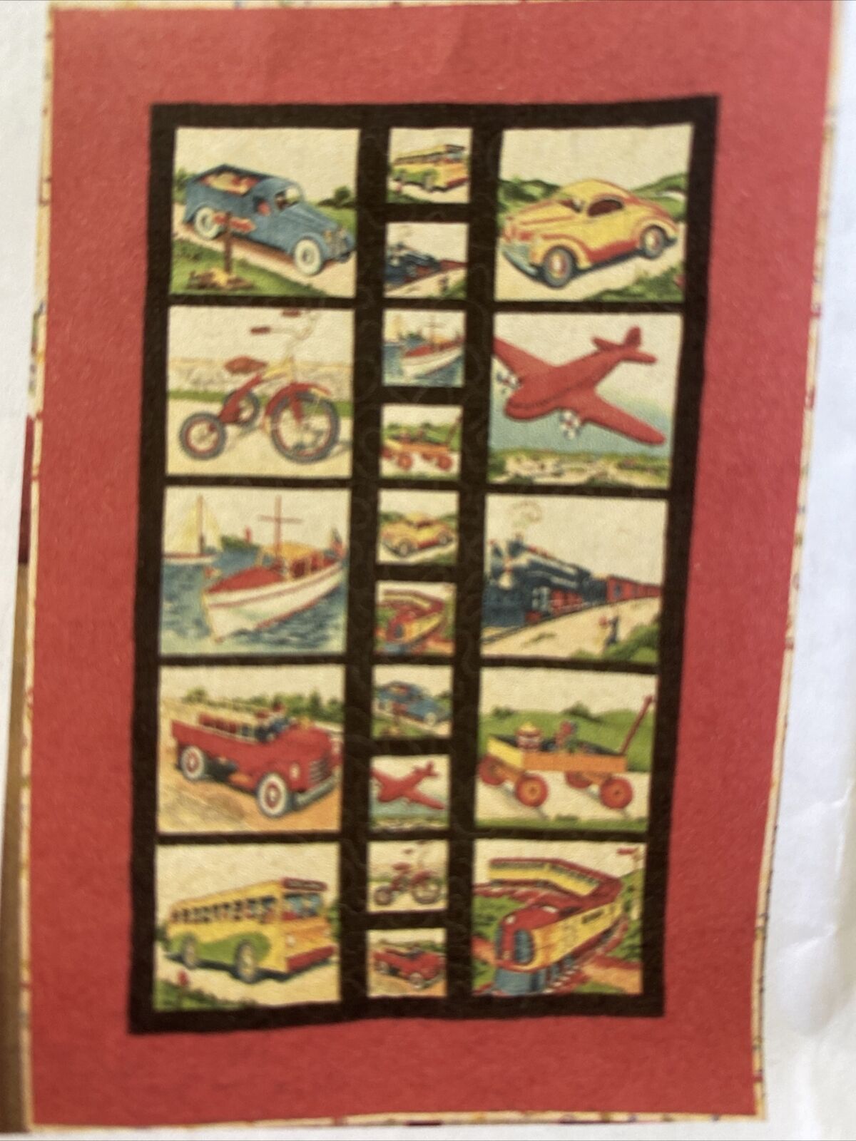 Childs Michael Miller Transportation Quilt Kit 37 x55 